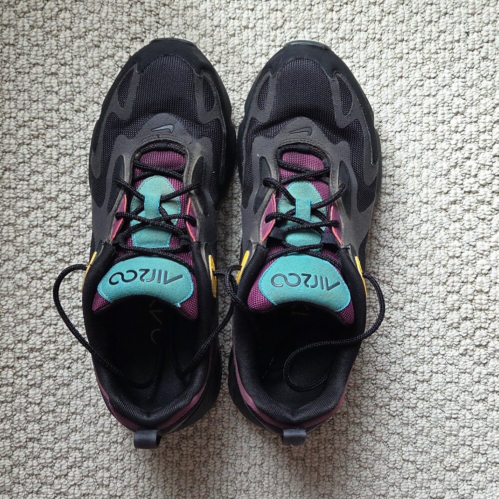 Nike Air Max 200 Black Bordeaux  Sneaker AQ2568-001 Mens Size 12